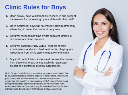 Clinic Rules for Boys